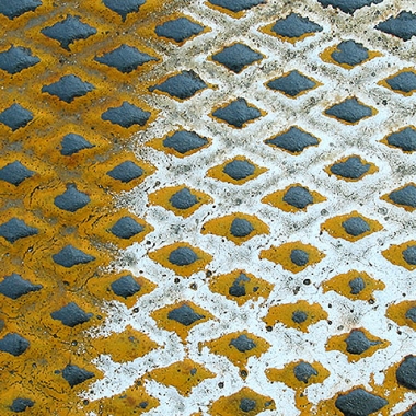 paint on a utility cover